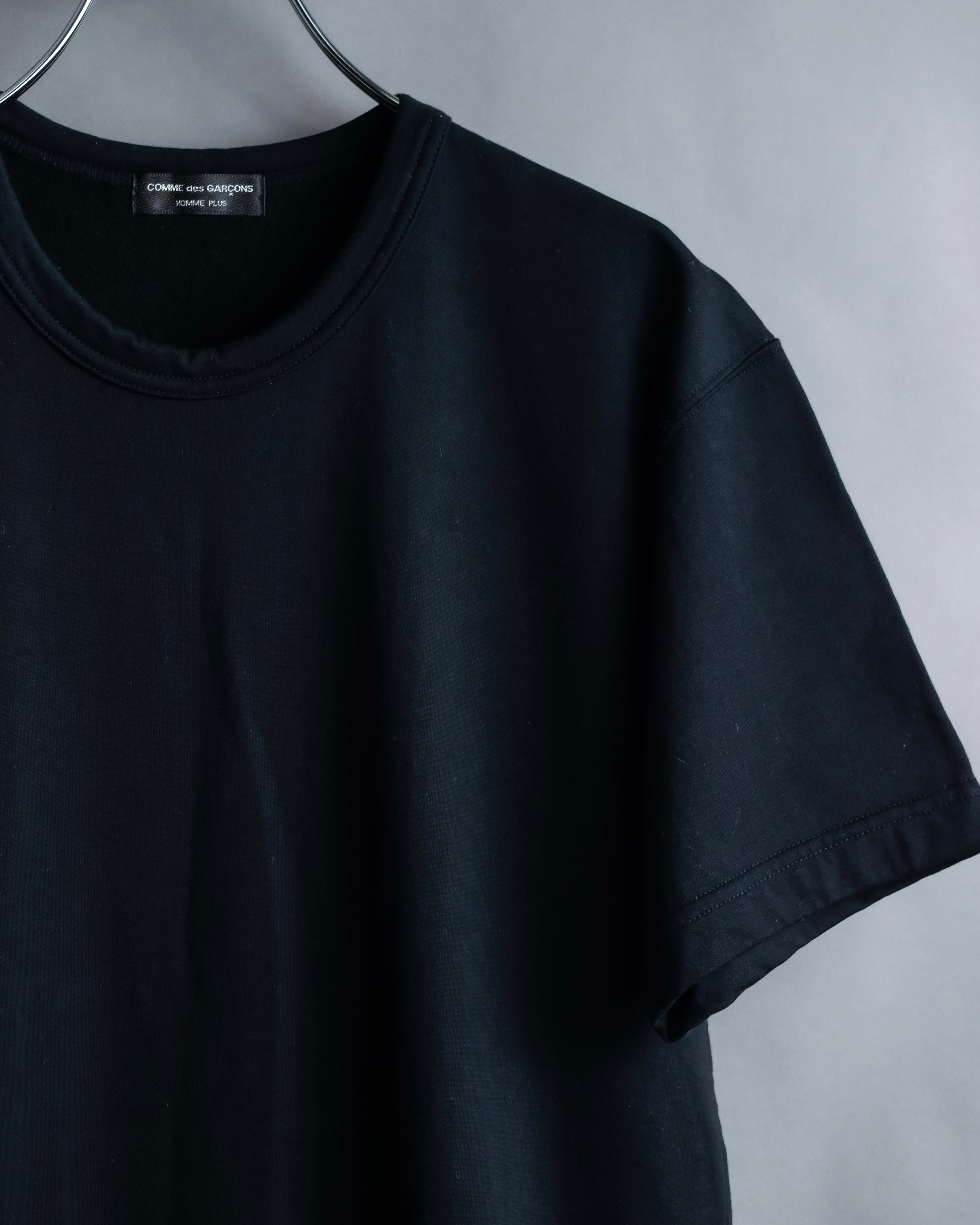 “Comme des Garçons Homme Plus” Zip attached detail T shirt