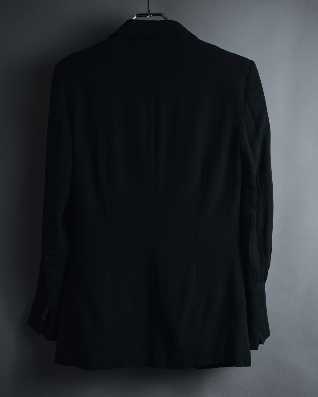 "ANN DEMEULEMEESTER" 90年代-00年代 流体人造丝原羊毛定制夹克