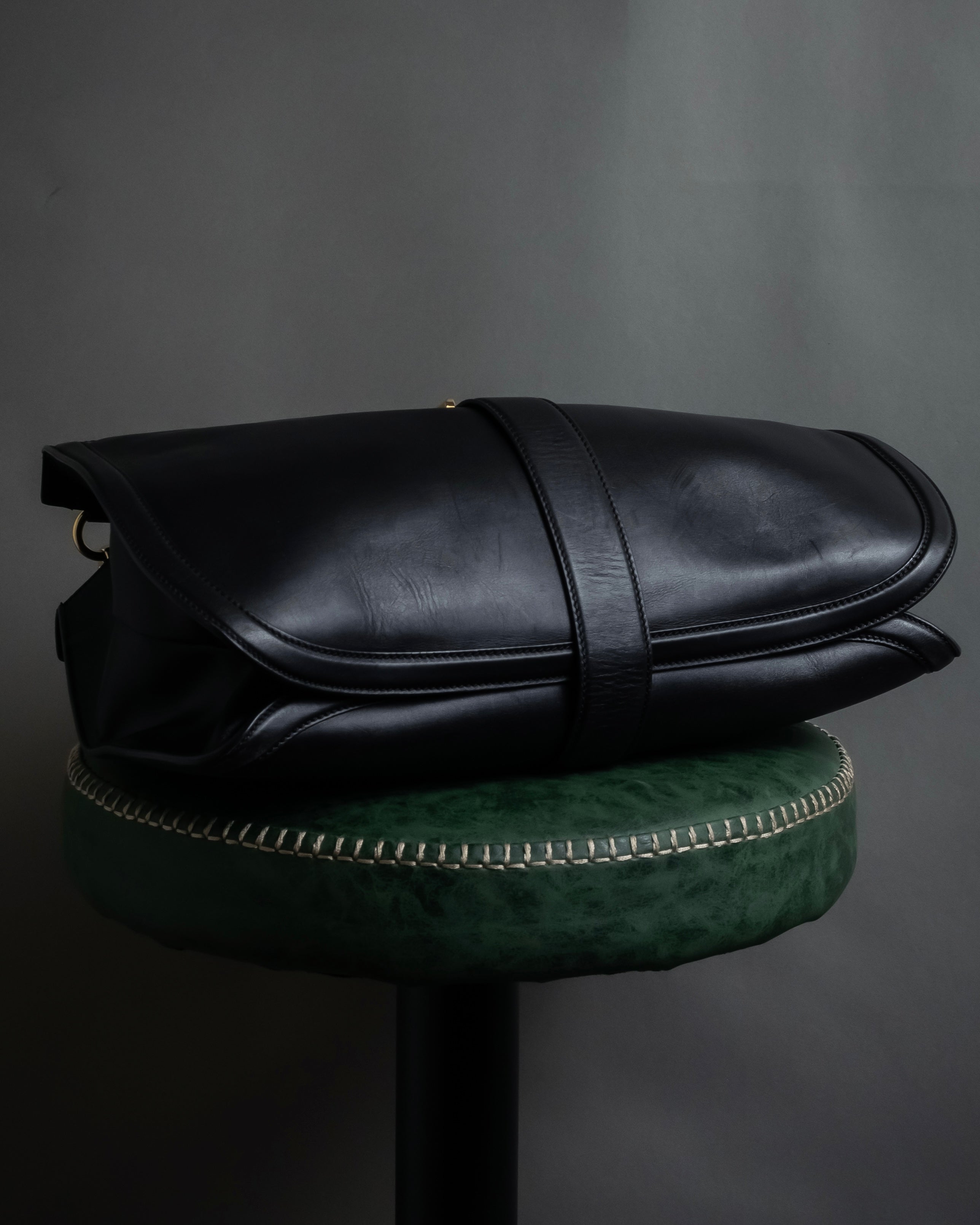 "Salvatore Ferragamo" Vertical gancini drawstring hobo bag