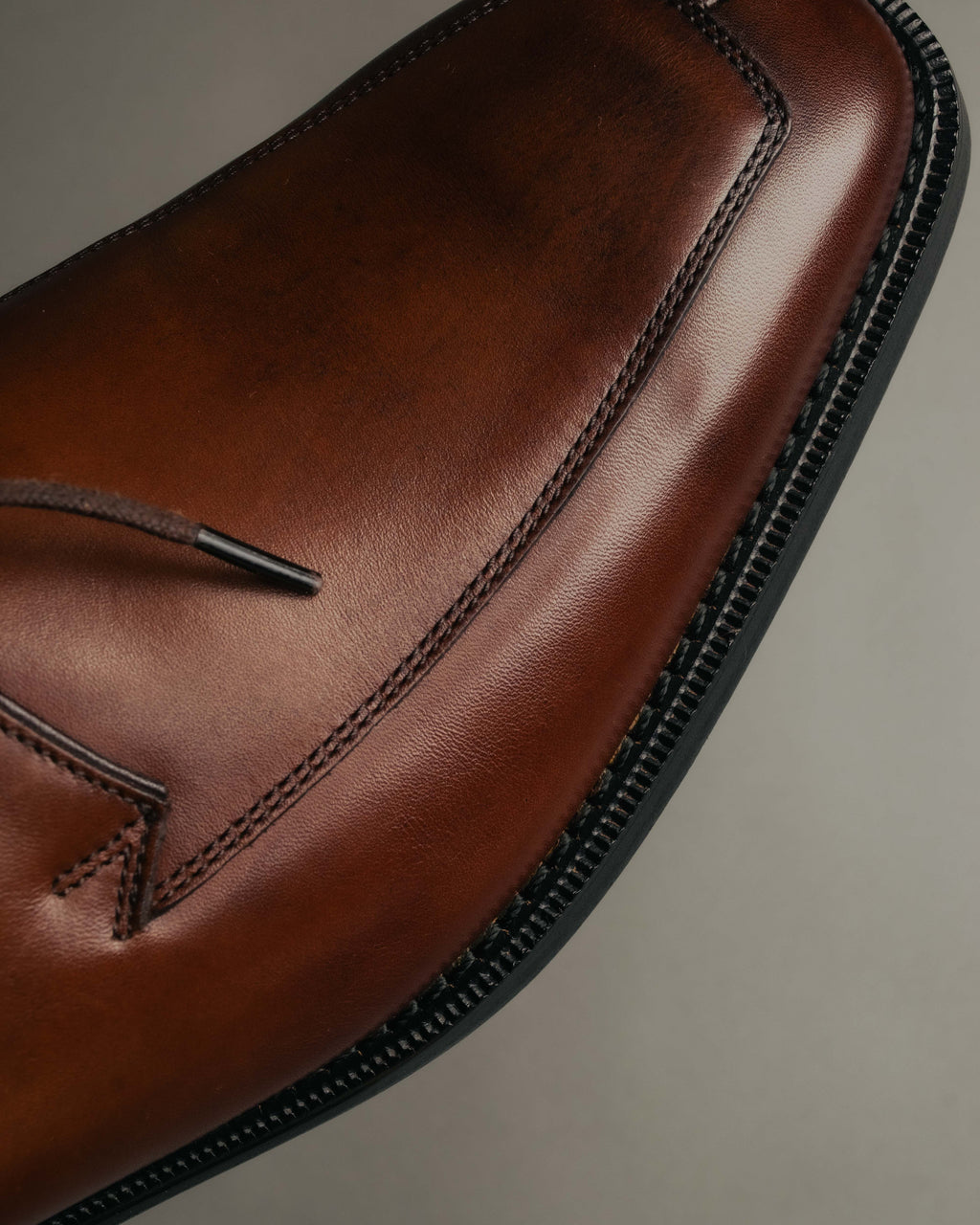 "BURBERRY LONDON" 00's-10's Sleek leather lace-up derby shoes