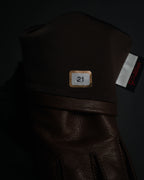 “Chloé” 2000’s Pittards leather minimalist gloves