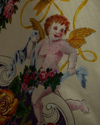 "GUCCI" Baroque painting pattern silk scarf