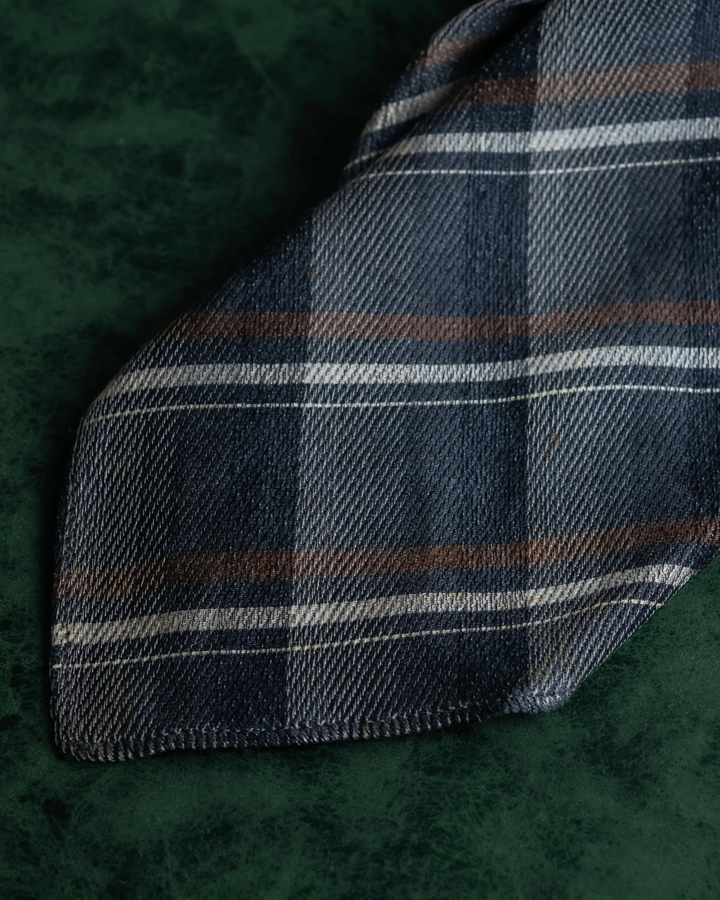 "COMME des GARCONS HOMME"
Argyle check pattern wool necktie