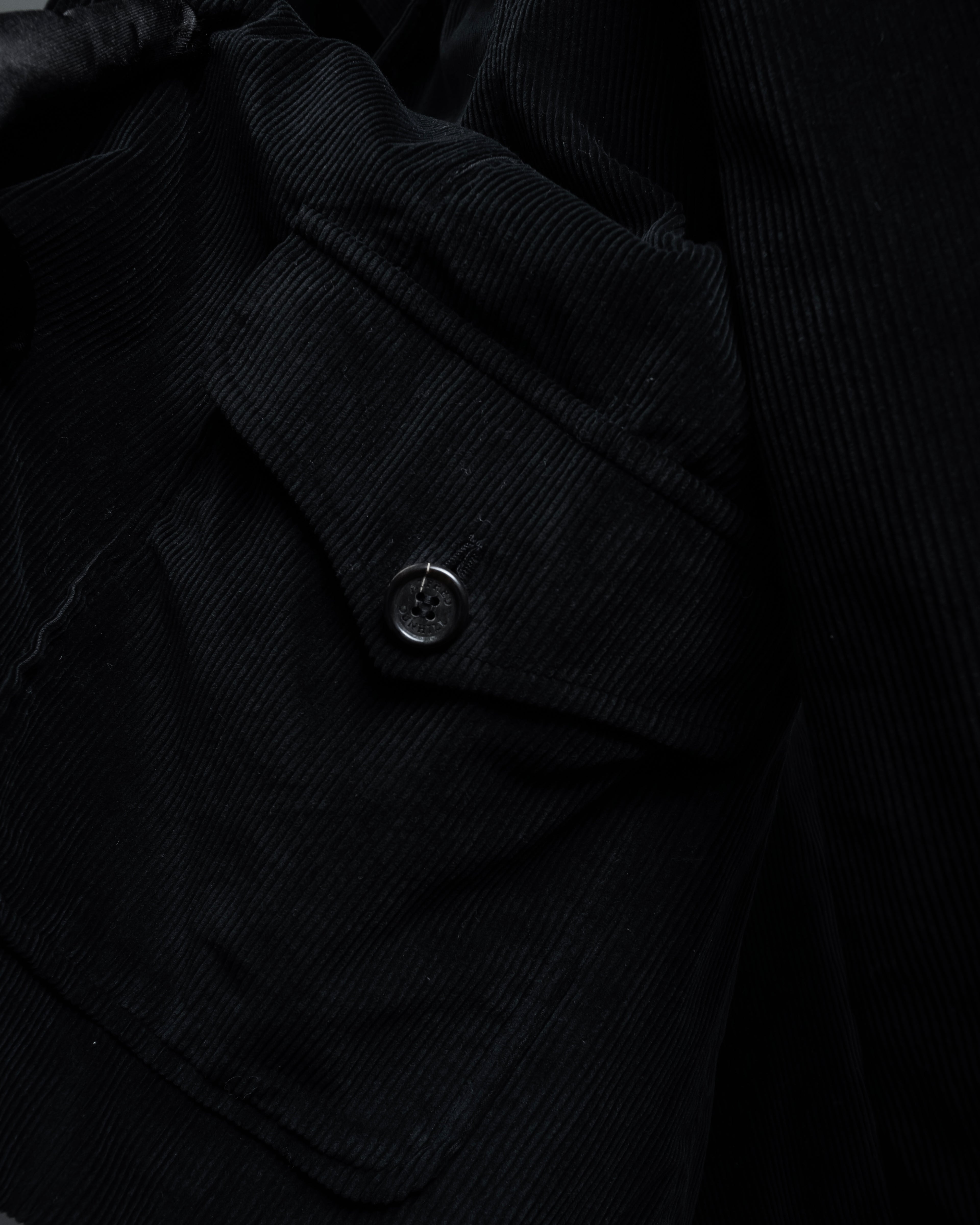 "dunhill" Classically tailored corduroy jacket