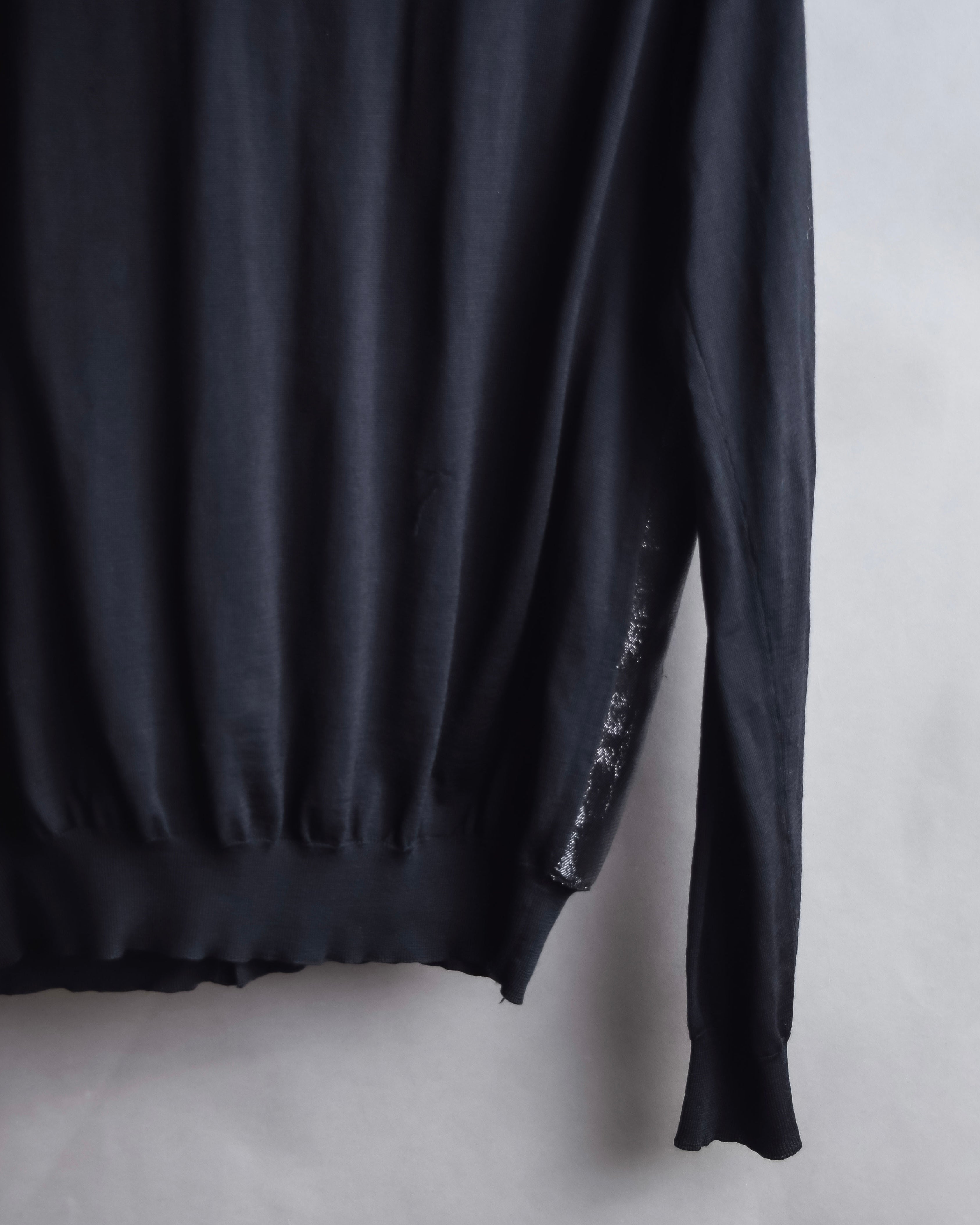 "JIL SANDER" Glitter jacquard V-neck cardigan