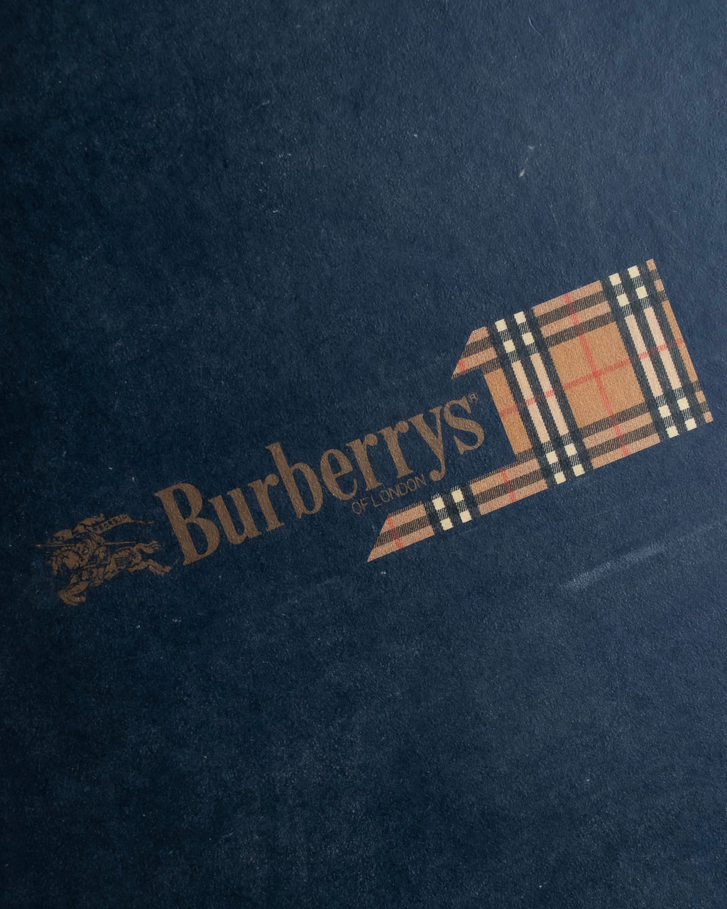 "BURBERRYS" Metal fittings design grain leather 2way bag