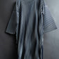 "PLEATS PLEASE ISSEY MIYAKE" Monotone color pleated oversized tops