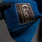 "GUCCI" Logo lapel design one wash flare denim