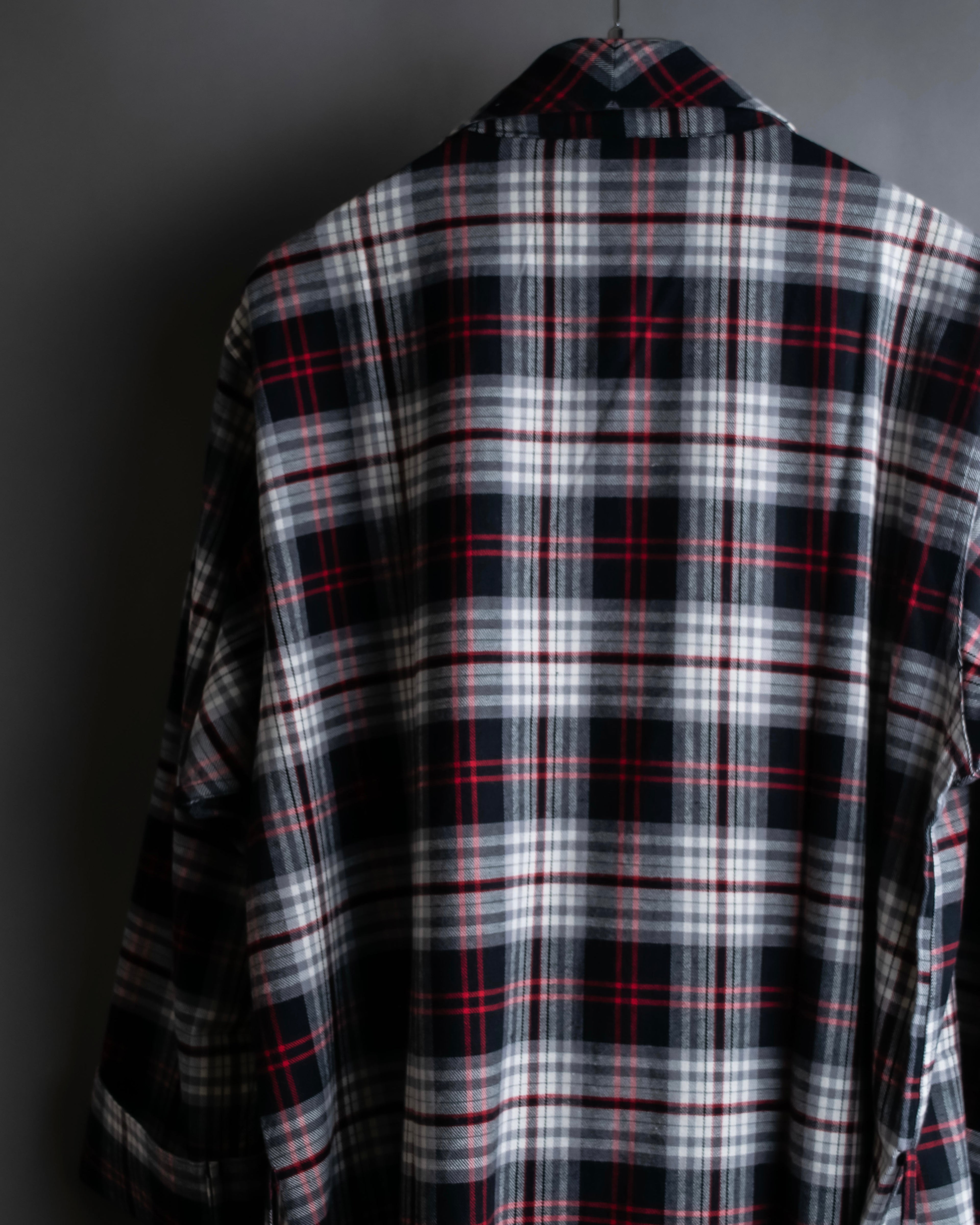 "POLO Ralph Lauren" Check pattern oversized belted gown coat