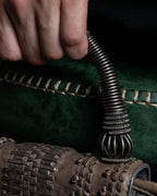 "Christian Dior" John Galliano period Gathering design leather hand bag