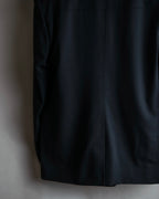 "GUCCI" 90's Beautiful draping fly-front tailored jacket