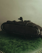 “SAN HIDEAKI MIHARA” 2000’s-2010’s black leather chain shoulder bag
