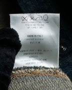 "GUCCI" Vintage faded shaped denim jacket