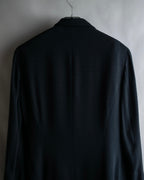 "DKNY" Asymmetrical design woven tailored jacket