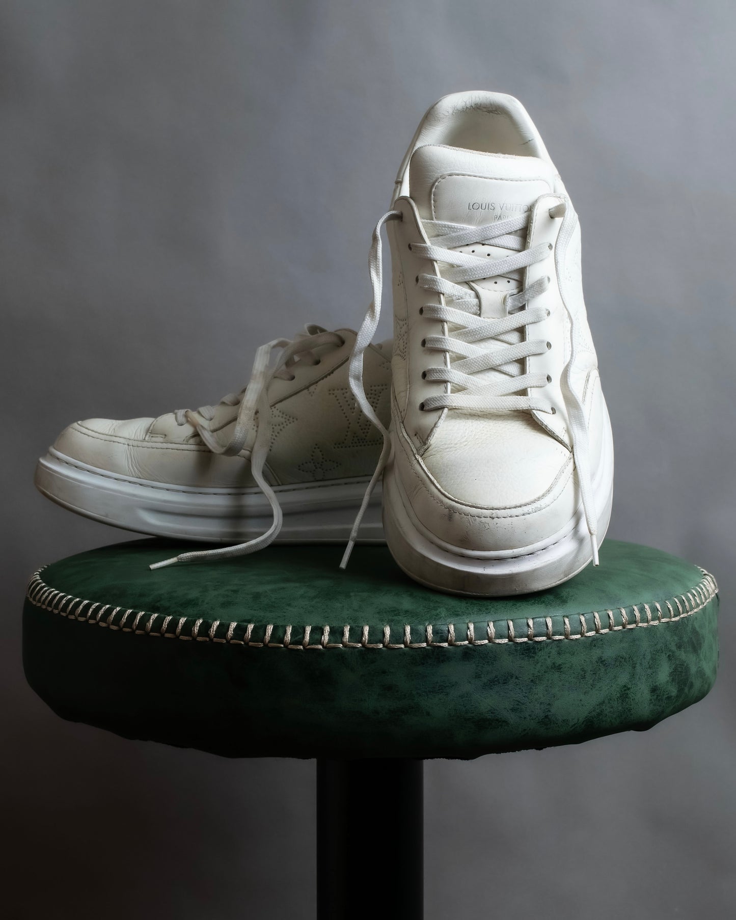 "LOUIS VUITTON" Monogrammed beverly hills line sneakers