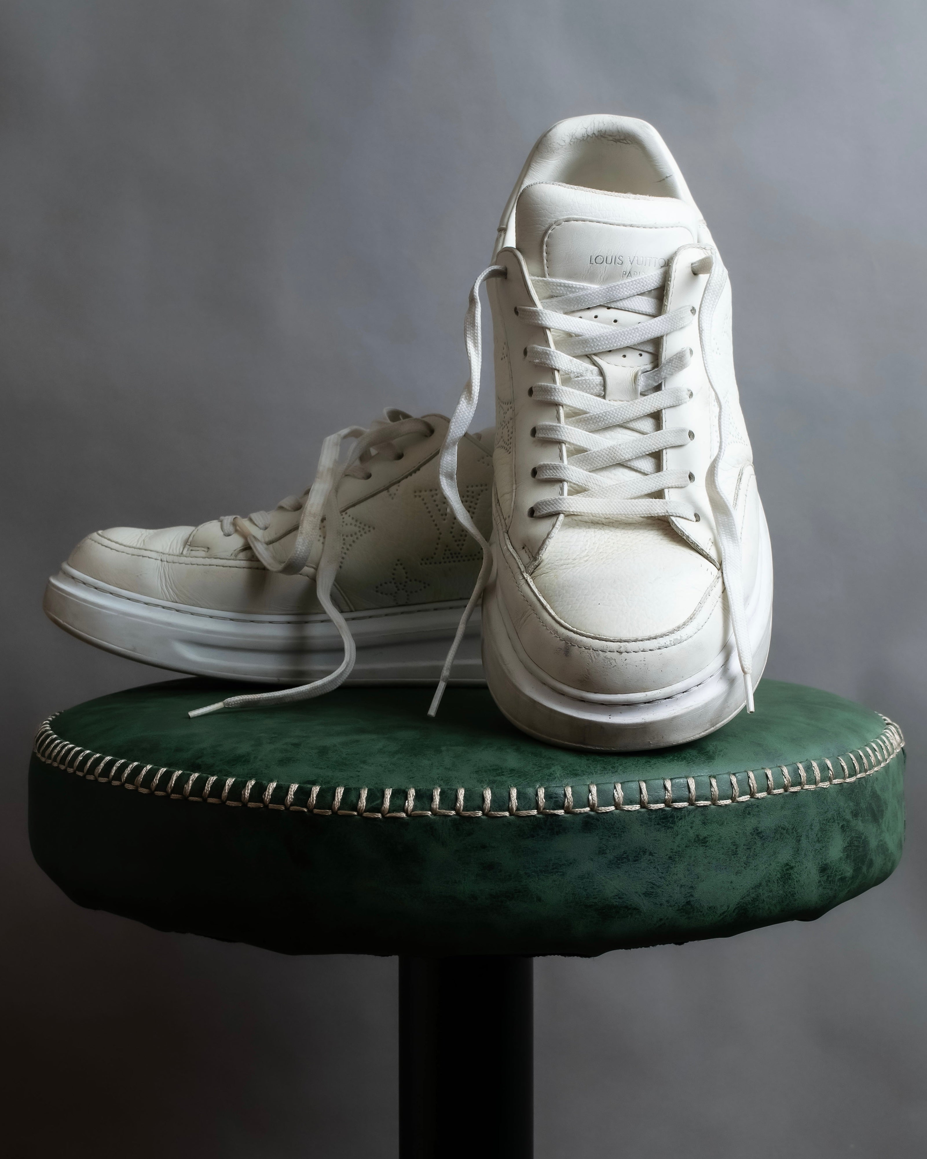 "LOUIS VUITTON" Monogrammed beverly hills line sneakers