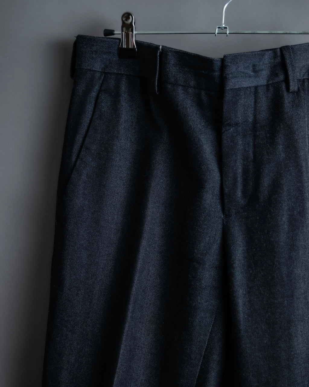 "PRADA" Wool cotton mix navy blue slacks
