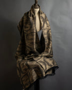 -SPECIAL- "Christian Dior"
90's-00's Abstract Expression Pattern Large Stole