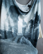 "DIESEL" Space pattern full graphic long tops