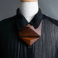 "ESCADA" 100% wood vintage triangle necklace