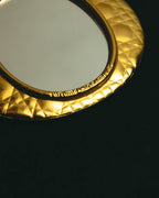 "Christian Dior" Gold cannage compact mirror