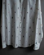 "GUCCI" Michele period iconic motif embroidered shirt