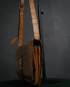 “CELINE” 80’s Hornback crocodile shoulder bag