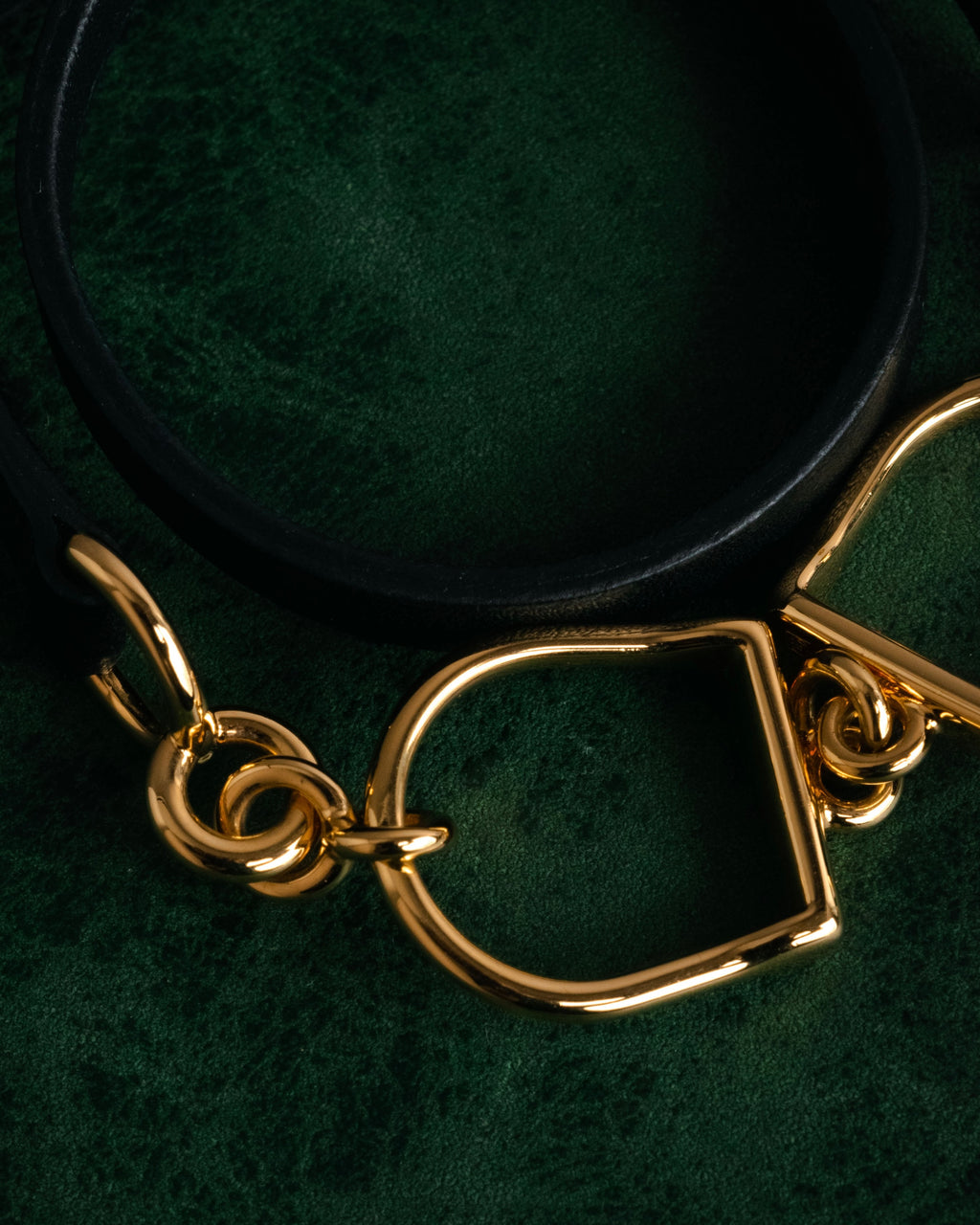 “HERMES“ 90’s Stirrup motif double tour bracelet