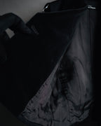 "tricot COMME des GARÇONS"
1989 Velvet-collared double-breasted tailored vest