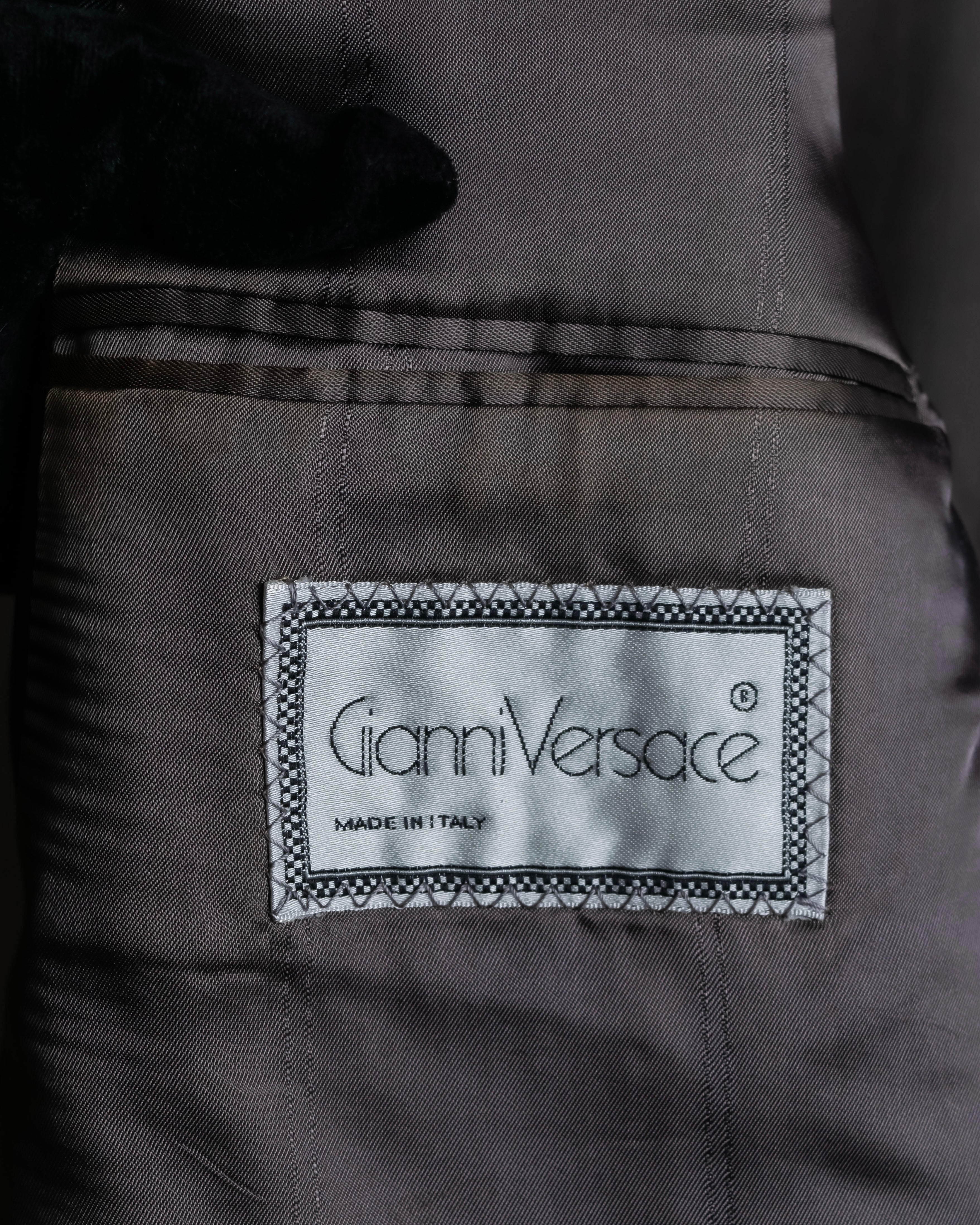 "GIANNI VERSACE" Striped classical tailored jacket