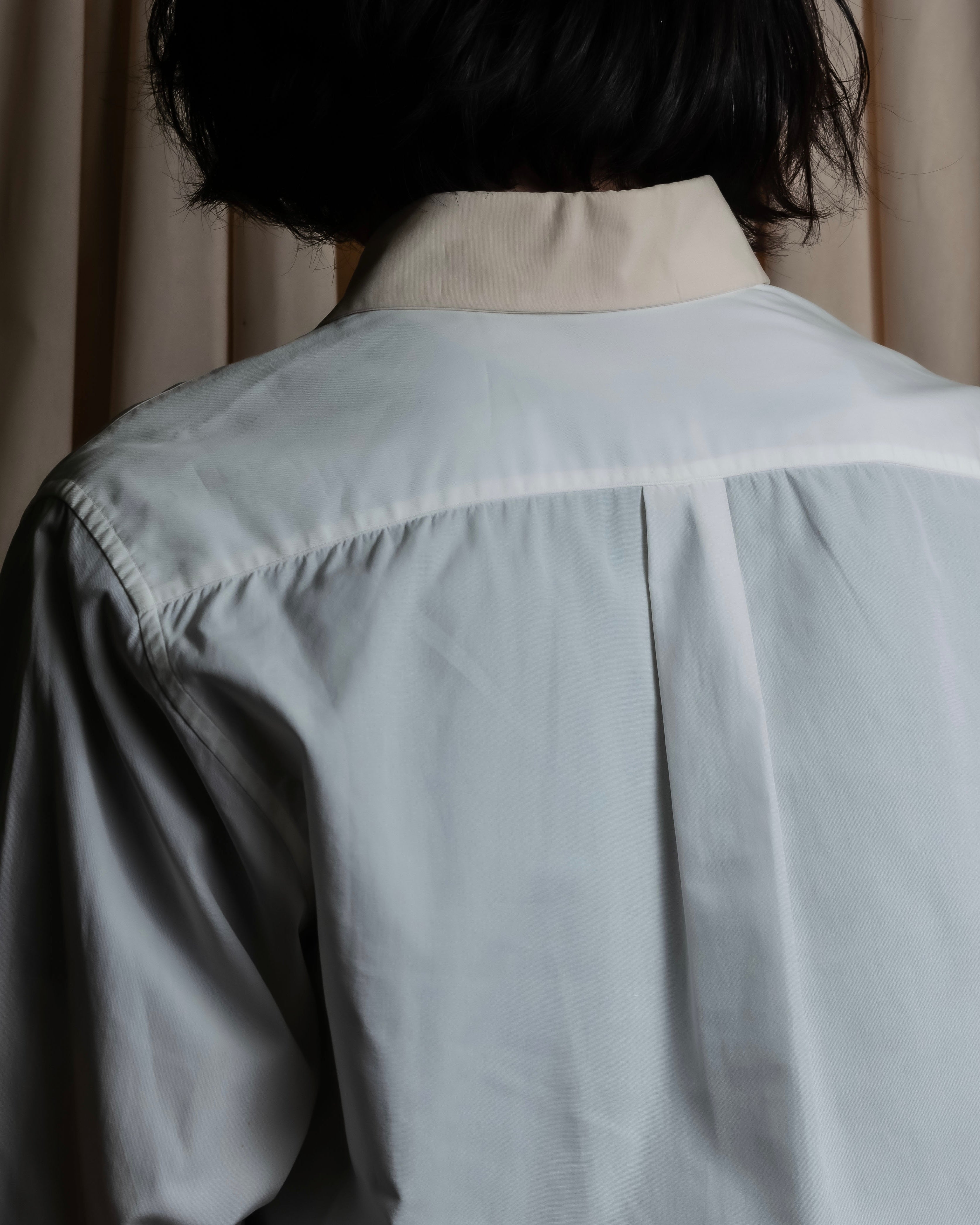 "HERMES" Margiela period collar change shirt