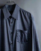 “PRADA” Bicolor back designed dress shirt