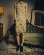 –SPECIAL– "VALENTINO" 00's-10's Embellished lace cocktail dress
