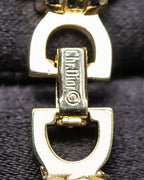 "Christian Dior" Double chain gold bracelet