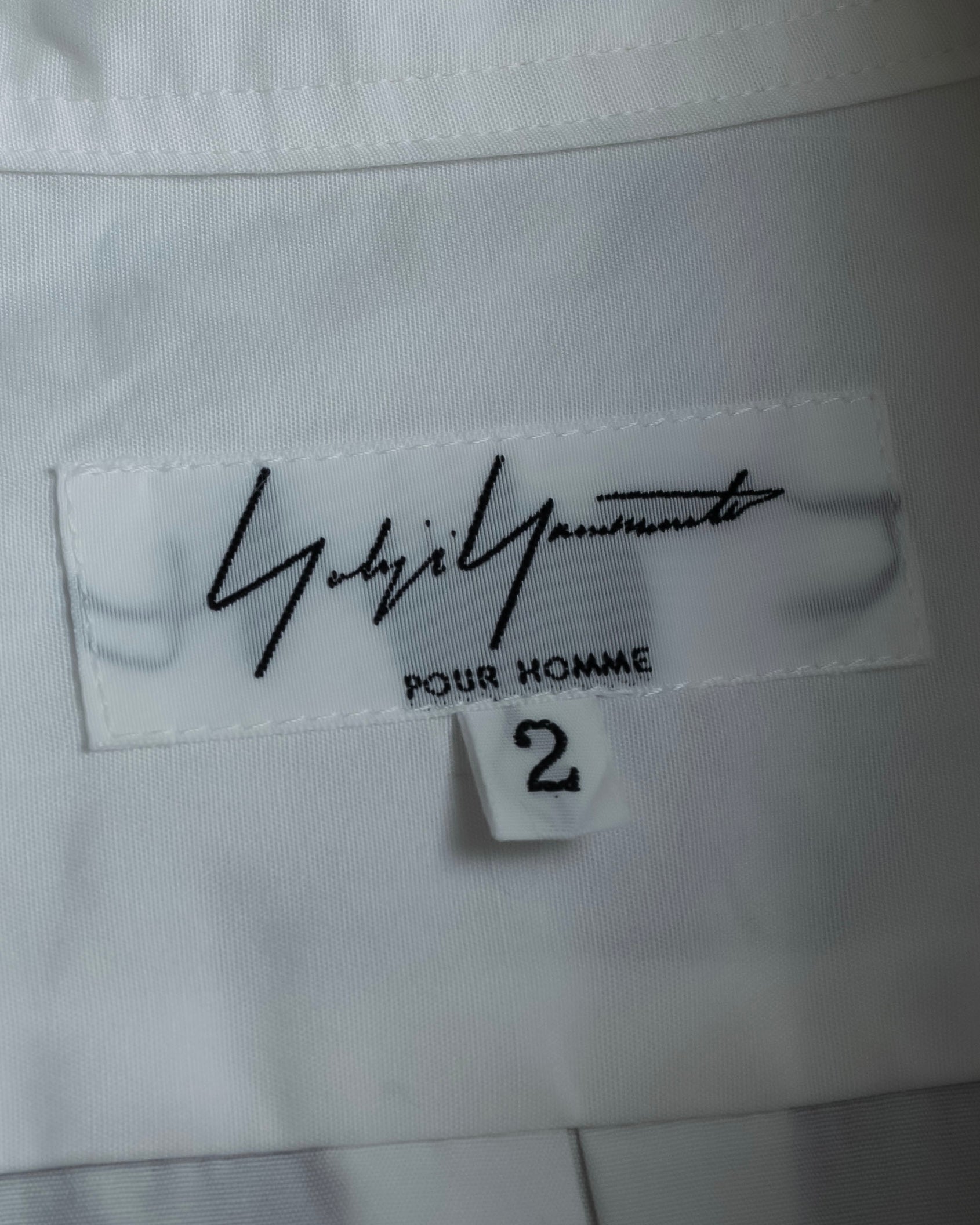 "Yohji Yamamoto POUR HOMME"
13AW Tuxedo vest fake layered design shirt