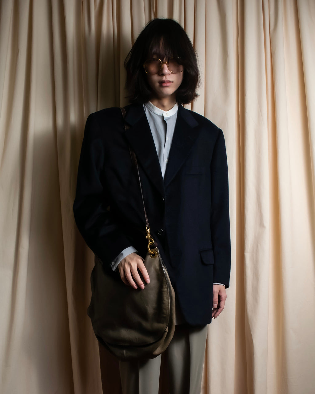 "MIU MIU" Overflap gold Parts design 2-way bag