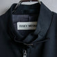 “ISSEY MIYAKE”  Chin belt designed stand collar jacket