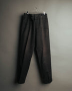-SPECIAL- "Hermès" 90's-00's Refined cotton trousers