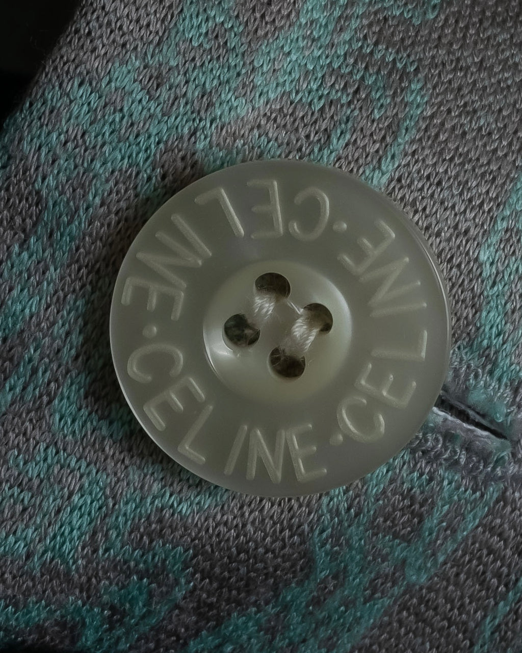 "CELINE" Chain motif pattern relaxed pajama set up