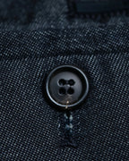 "PRADA" Wool cotton mix navy blue slacks