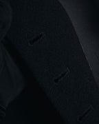 –SPECIAL– "CHANEL" 04SS sculpted princess-line wool crepe coat