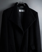 "Max Mara" 90's Asymmetrical front long chester coat