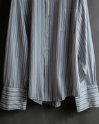 "Vintage multi-stripe pattern shirt"
