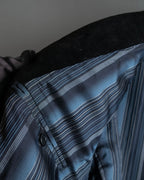 "BALMAIN" Elegant lustrous cotton oversized tailored jacket