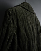 “Max Mara” 90’s-00’s metallic velour jacket