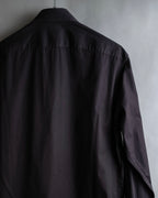 "GUCCI" Spread collar embroidered cotton shirt