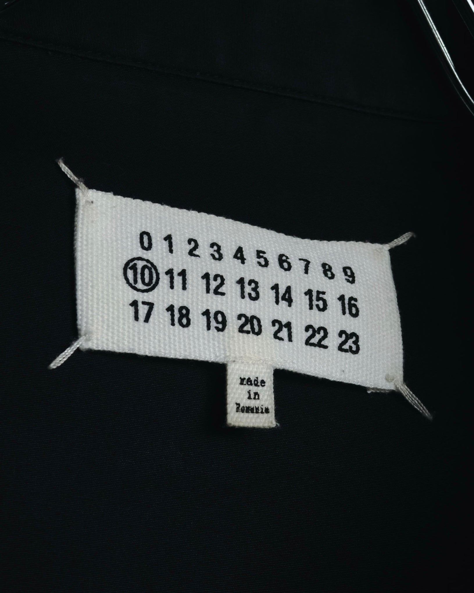 "Maison Margiela" 2017SS minimal fly-front shirt