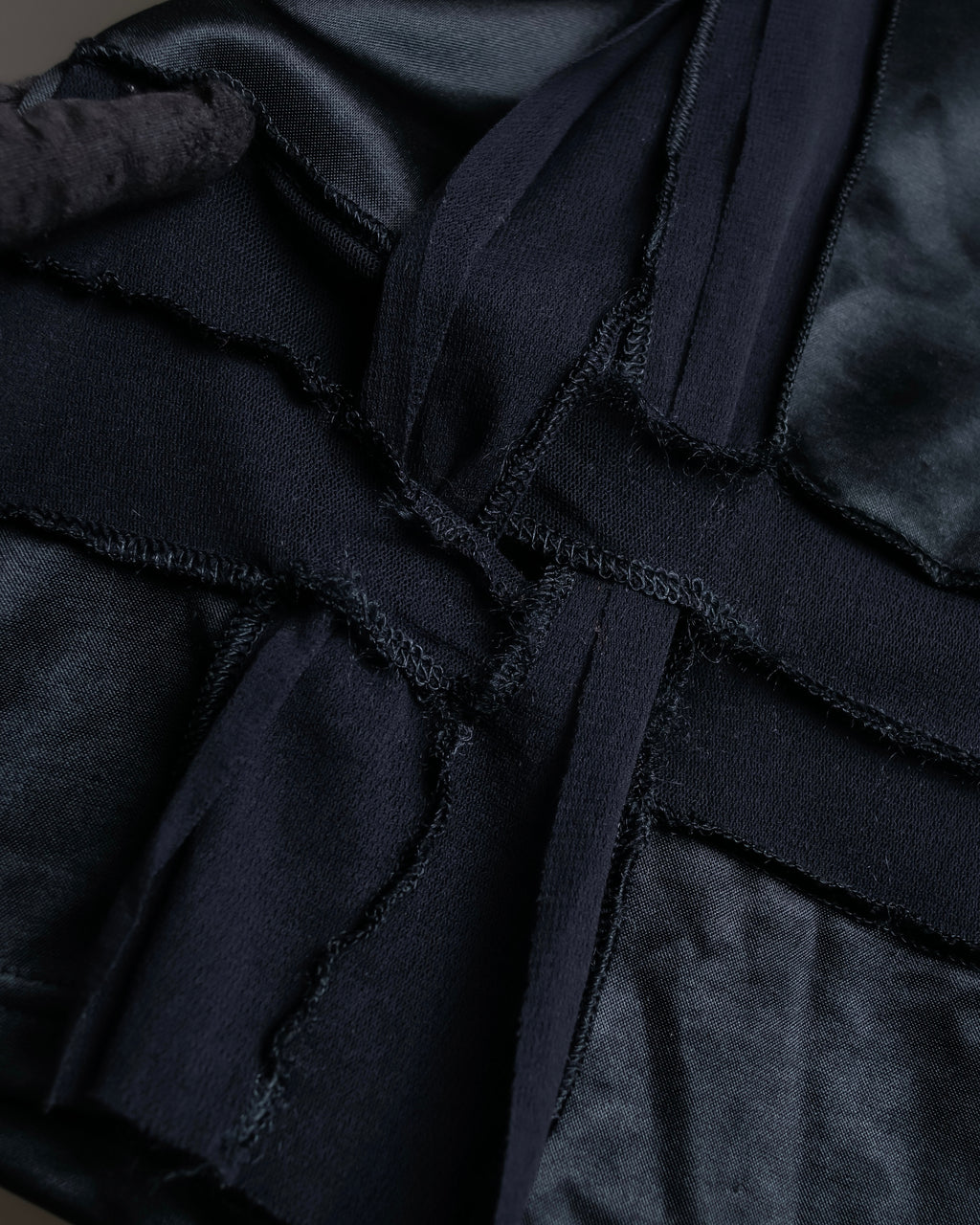 "JEAN PAUL GAULTIER FEMME" Sheer mixed material design pullover