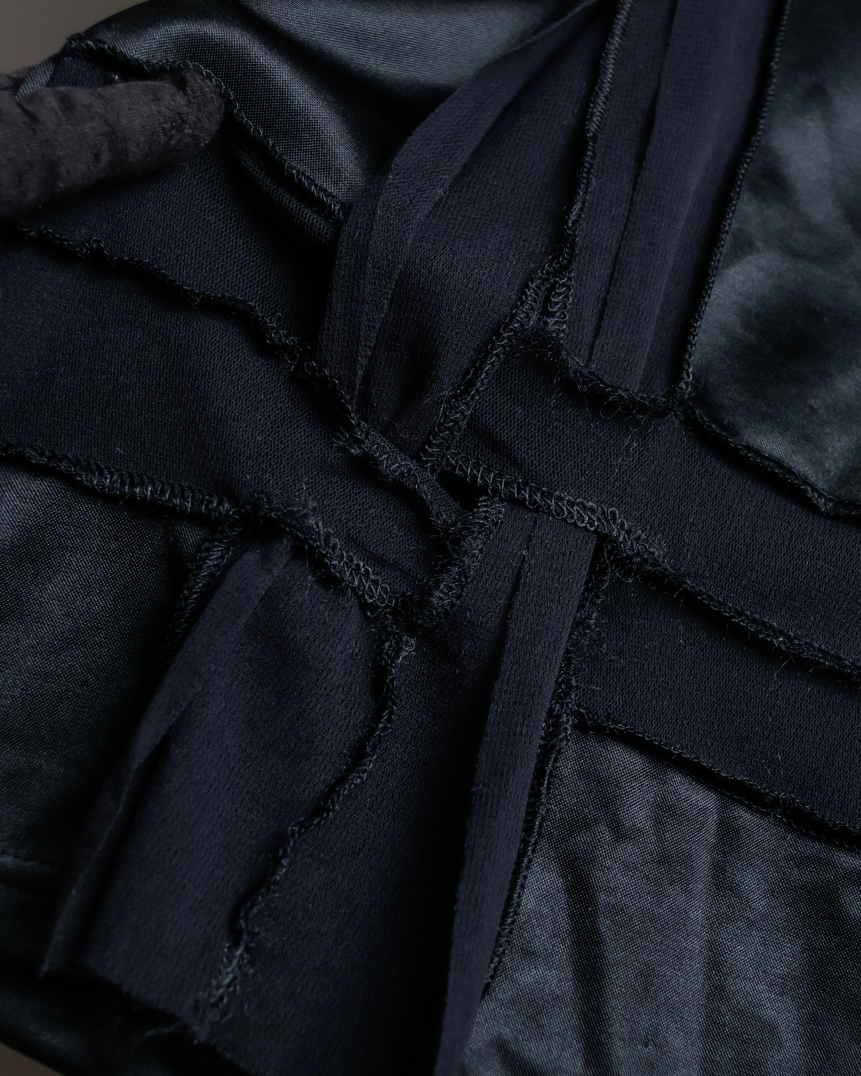 "JEAN PAUL GAULTIER FEMME" Sheer mixed material design pullover