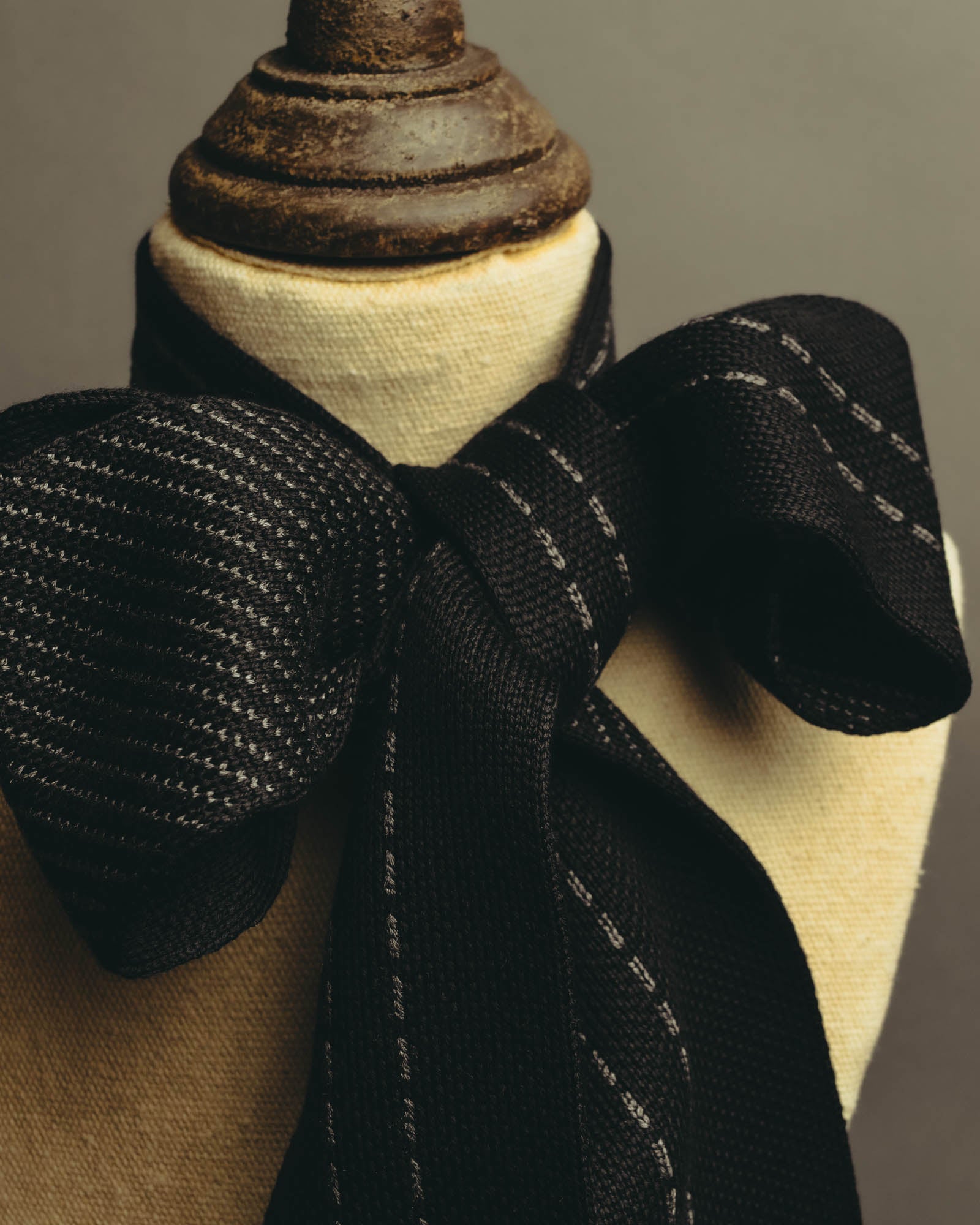"Hermès" 00's-20's Refined silk knit tie